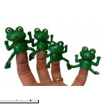 Set of Five Rubber Finger Frog Puppets  B01JJQR9CC